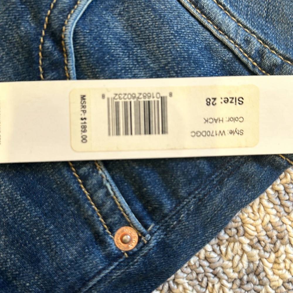 NWT Hudson low rise signature bootcut 19’ leg opening size 28 - Picture 5 of 5
